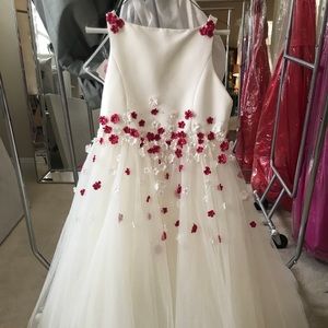 Custom flower girl dress